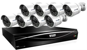 KGuard 16 Channel HD Series With 8 Cameras Combo
